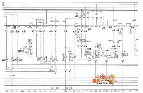Santana full vehicle circuit diagram(four)