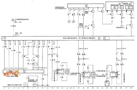 FAW bora (1.8L) saloon car radio circuit diagram(one)