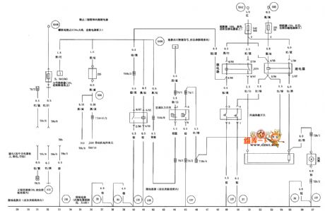 FAW bora (1.8L) saloon car air condition system circuit diagram(two)