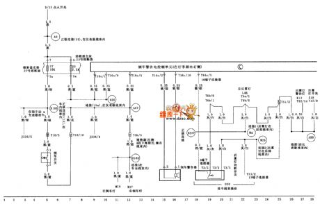 FAW bora (1.8L) saloon car astern electronic control unit circuit diagram(one)