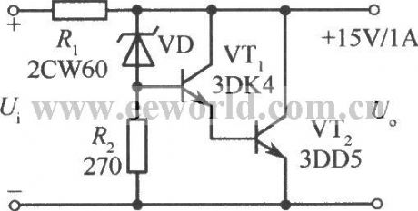 15V 1A parallel stabilized voltage supply