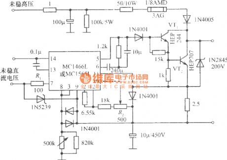 Adjustable high voltage regulated power supply 2