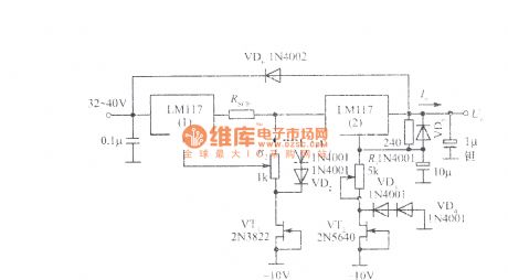 Regulated power supply with adjustable output current and output voltage