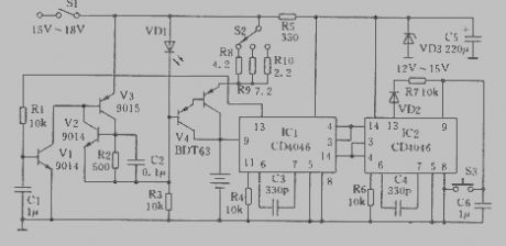 NI-MH battery quick charger circuit diagram