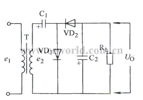 Double voltage rectifier circuit2