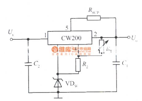 CW200 high output voltage integrated regulated power supply blocked up zero level