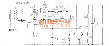 20V 2A stabilized voltage supply circuit