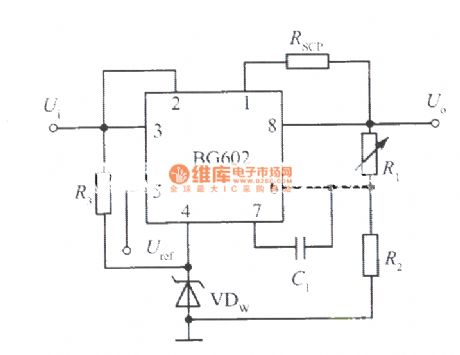BG602 high output voltage integrated regulated power supply blocked up zero level