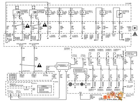 Shanghai GM Cadillac CTS car automatic transmission circuit diagram(1)