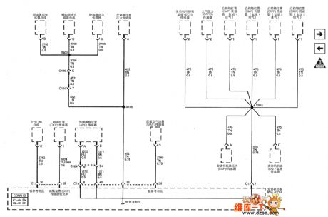 Shanghai GM Cadillac CTS car 3.6 L motor circuit diagram(13)