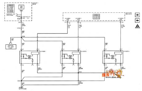 Shanghai GM Cadillac CTS car 3.6 L motor circuit diagram(8)