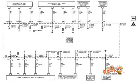 Shanghai GM Cadillac CTS car 3.6 L motor circuit diagram(3)