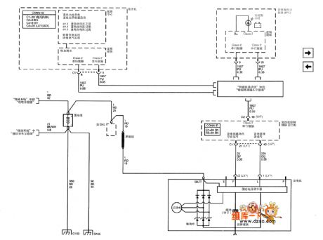 Shanghai GM Cadillac CTS car 3.6 L motor circuit diagram(2)