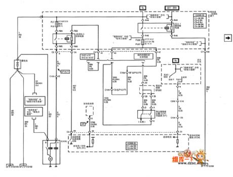 Shanghai GM Cadillac CTS car 3.6 L motor circuit diagram(1)