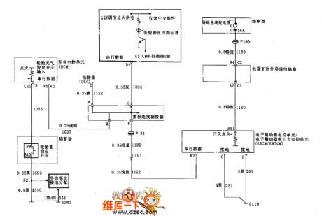 Buick TMP and hemistich data input circuit diagram