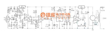 New high-voltage warning device circuit diagram 1
