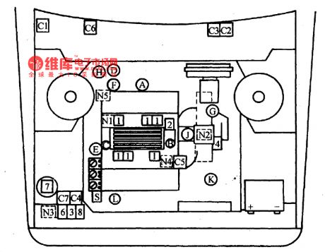 The engine control circuit of Buick-Century 3.3L(1)