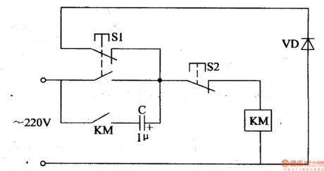 Alternating Current Contactor Energy-Saving Circuit