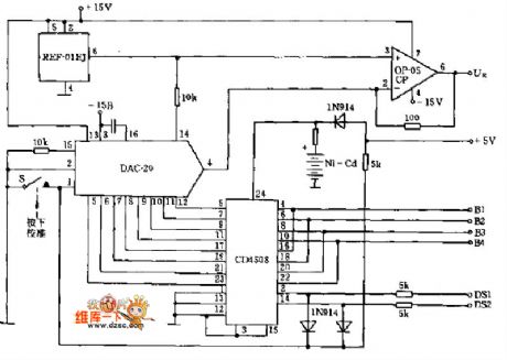 Digital voltmeter circuit