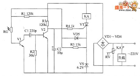 Optical proximity switch circuit diagram