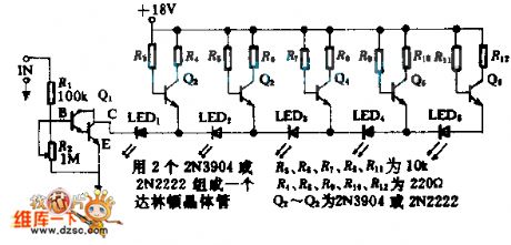 Strip graphics display circuit