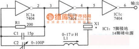 2～20MHz Variable Frequency Transistor Oscillator Circuit