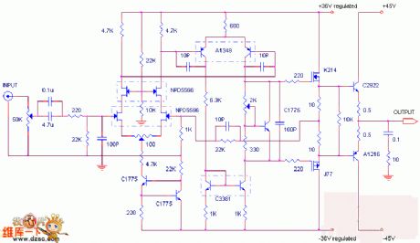 single-port A-type amplifier circuit