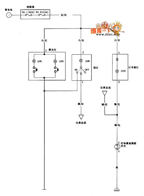 Guangzhou FIT body light circuit diagram