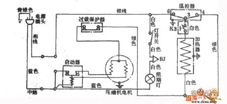 Changqing BCD-205 fridge circuit