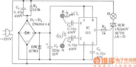 Lamp Touch Switch Circuit