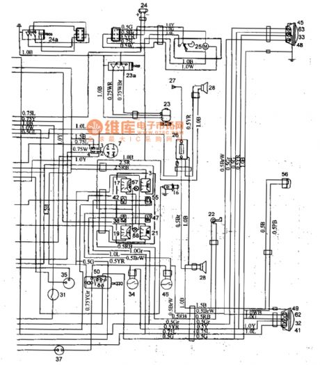 Beijing City Hunter BJ2O2OSG light off-road vehicle circuit diagram 2