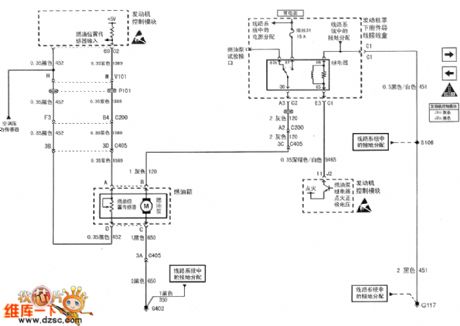 2.0L(L34)motor fuel oil position sensor circuit diagram