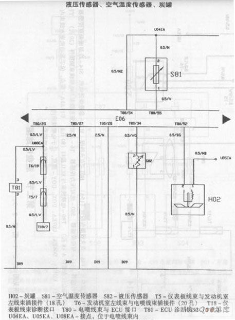 China vehicle engine circuit diagram