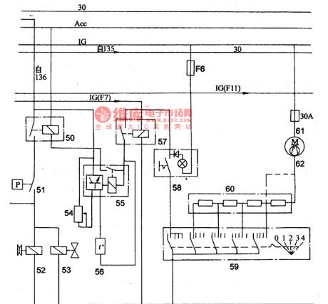 The Air-conditioning Principle Circuit of MAZDA 929