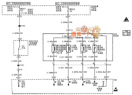 Buick Century car motor circuit diagram(11)