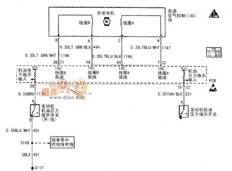 Buick Century car motor circuit diagram(8)