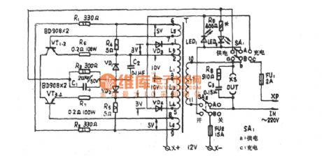 ZJ-100VA emergency power supply circuit diagram
