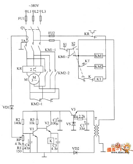 Motor underloading energy saver circuit diagram 2