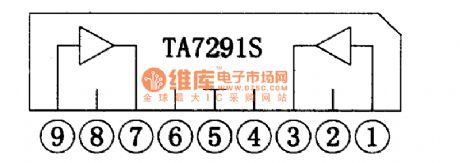 TA7291S electric motor driving integrated circuit