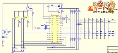 The computer infrared remote controller circuit
