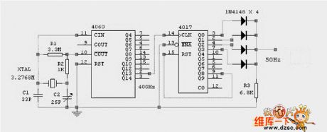 The 50Hz time based signal generator circuit