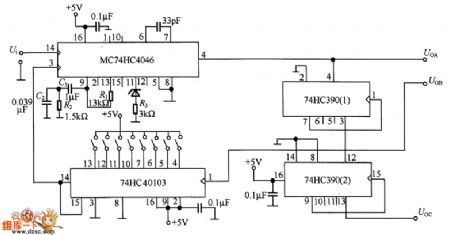 The 1～20MHz clock mixer circuit