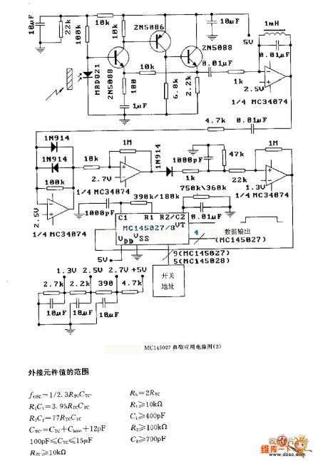 The MCl45027 typical application circuit (2)