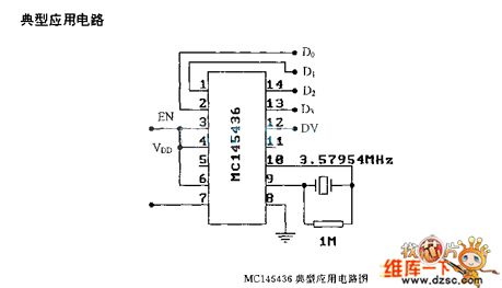 The MCl45436 typical application circuit