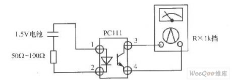 The photoelectric effect judgment circuit of photocoupler