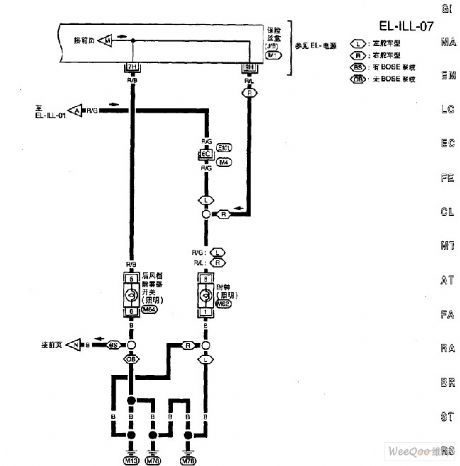 Nissan A32-EL lighting circuit 6