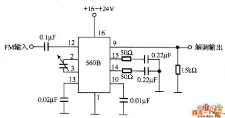 The FM demodulation circuit