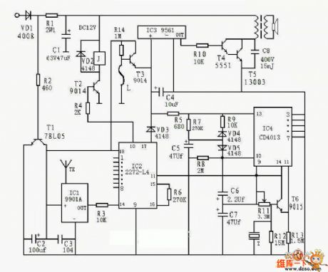 The analytical circuit of the multi-function remote alarm controller