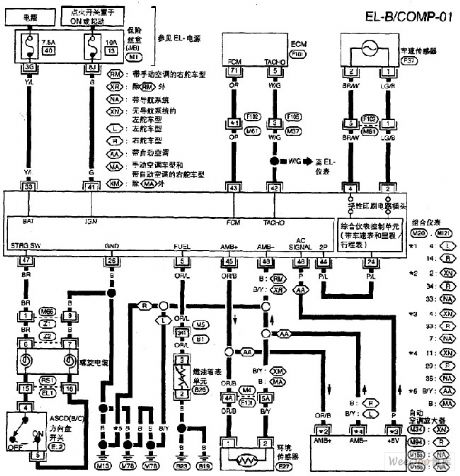 Nissan A32-EL board computer circuit