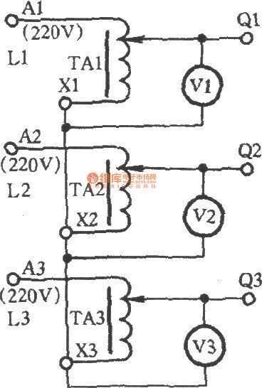 gaining 0-433V voltage by star-star connection of 3 boosters